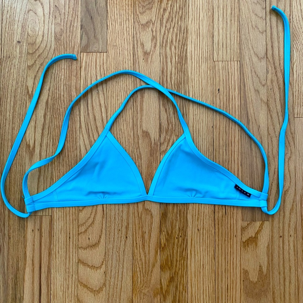 Classic Jolyn beautiful Blue Bikini Top - Small
